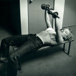 Marilyn Monroe in gym. Rare photos