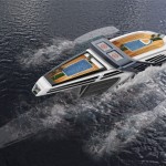 Уникальная дизайнерская яхта, будто из будущего
